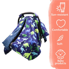 TANOFAR soft mink velvet car seat cover with skin-friendly touch for baby comfort