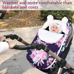 Tanofar carseat cover inner fleece delivers soft warmth against winter air.