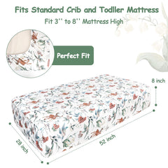 TANOFAR crib sheets microfiber surface feels gentle on baby's skin.