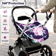 Tanofar elastic edge fit ensures secure cradling on stroller seats.