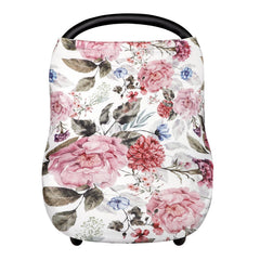 TANOFAR nursing cover peony open-top design for easy peek and airflow.