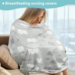 TANOFAR soft breathable fabric enhances comfort during nursing in public.