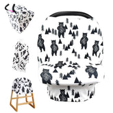 Tanofar ink bear car seat cover offers full coverage against rain and wind.