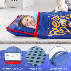 TANOSHII Nap Mat 21x53 foldable design enables compact storage and transport.