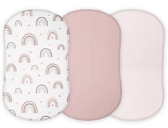 Tansy Panda bassinet sheets soft fabric close-up showing plush comfort for baby