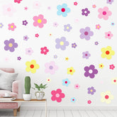 TaoBary 288-pcs flower wall stickers pack brightens nursery decor