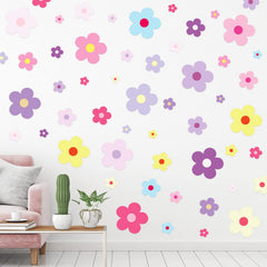 TaoBary 288-pcs flower wall stickers pack brightens nursery decor