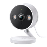 Tapo C120 outdoor-indoor view showing versatile home monitoring setup