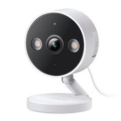 Tapo C120 outdoor-indoor view showing versatile home monitoring setup