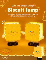 Tarinks Biscuit Night Light movable arms encourage playful interaction at bedtime.