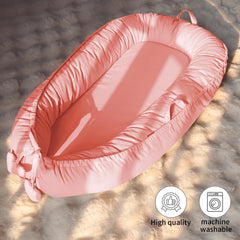 TARJODGY baby lounger with carry handle for easy travel and on-the-go use.