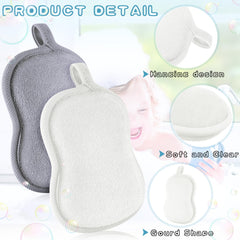 Tatuo baby bath sponge in gourd shape keeps bath time engaging for babies.