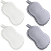 Tatuo baby bath sponge with soft cotton delivers gentle cleansing and rich foam.