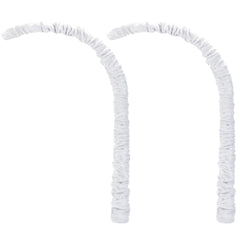 Tatuo crib mobile arm cover in white, soft fabric for gentle baby touch.
