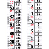 Tatuo growth chart wall labels with height indicator tape ruler for easy family measurements