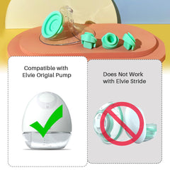 TB Tbuymax 4pc pump seals—reseals and maintains performance in wearable breast pumps.