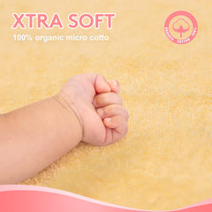 TBEZY ultra-soft velour-terry fabric promotes gentle skin contact
