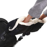 Tbrand stroller hand muff on handle keeps hands warm during winter walks