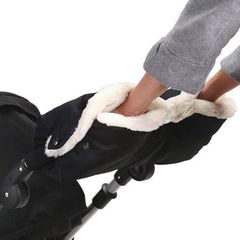 Tbrand stroller hand muff on handle keeps hands warm during winter walks