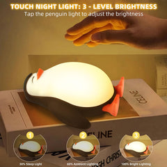 TCamp Penguin Night Light 30-minute timer supports easy bedtime routines.
