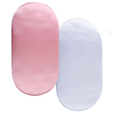 Tcmyyund satin bassinet sheet pink shows a soft sleep surface for gentle skin.