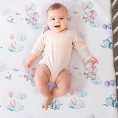 TCOYIWL plush elephant toy adds soft comforting companion for nap time