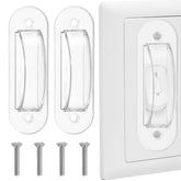 Teaaha Switch Guard clear cover 2pcs protects switches while blending with decor.
