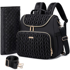 Tealari 4-in-1 convertible diaper bag backpack with versatile design and ample storage.