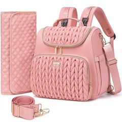 Tealari 4in1 Convertible Diaper Bag Backpack with versatile carry options for daily outings.