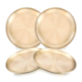 TeamFar Kids Plates 8in gold finish—durable toddler dinnerware for everyday meals.