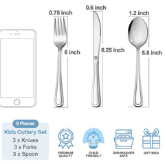 TeamFar toddler-utensils spoon ergonomic-handle supports comfortable self-feeding