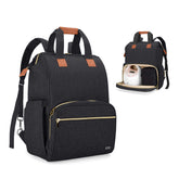 Teamoy breast pump bag front view with wide zipper for easy packing