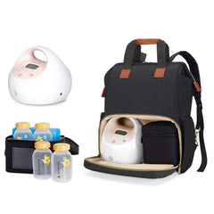 Teamoy bag interior layout with multiple pockets for pumps and accessories
