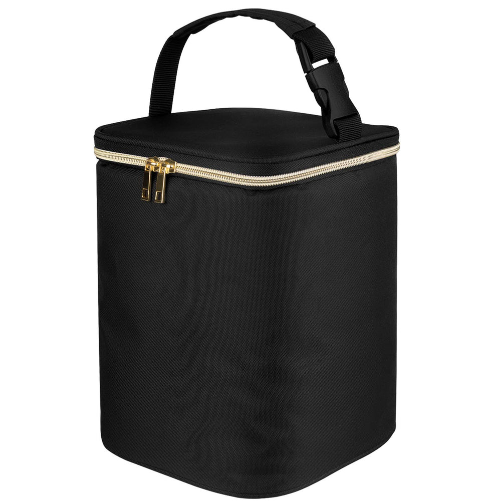Teamoy breastmilk cooler bag front view shows compact daily carry for moms.