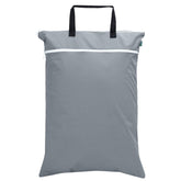 Teamoy wet dry bag diaper compartments for organized diaper outings.