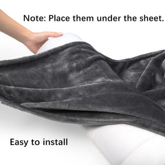 Tebery bed rail pads easy-under-sheet setup for quick installation