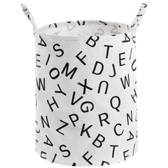 TECHMILLY large storage basket with floral design for organized nursery