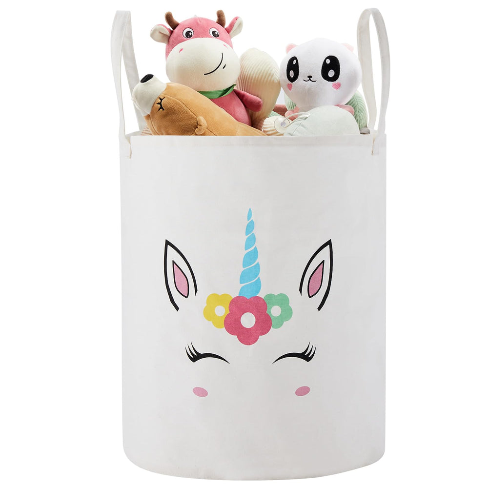 TECHMILLY large storage basket with generous capacity for laundry and toys.