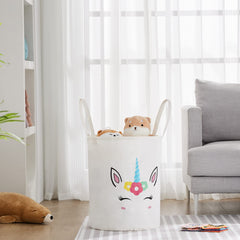 TECHMILLY basket shows linen and cotton material with lightweight sturdy feel.
