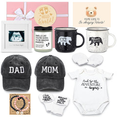 Teenyyou bear mug pair for mom and dad—an ideal baby shower keepsake.