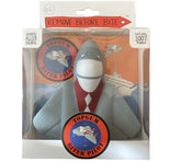 TOPGUM Biter Pilot front view reveals hand-painted, non-toxic toy.