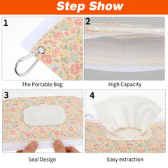 Telooco travel case open cap illustrating sealed moisture proof design.