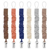 Tender Babe pacifier clip — soft-material fabric for gentle baby comfort.
