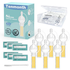 Tenmonth colostrum collector kit packaging shows organized six-pack set for storage.
