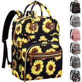 Tenot diaper backpack waterproof front view shows durable everyday use.