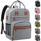 Tenot diaper bag front view with roomy pockets for quick baby gear access.