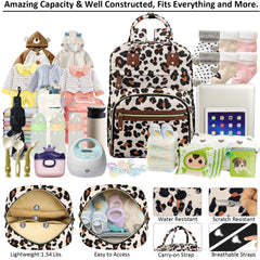 Tenot diaper bag backpack insulated bottle pockets keep bottles warm or cool on outings