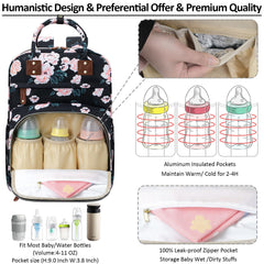 Tenot diaper bag waterproof fabric highlighting durable, water-resistant exterior for daily use.