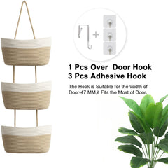 TeoKJ over-the-door hook system keeps the setup secure yet easy to remove.
