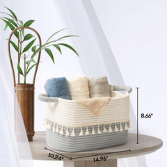 TeoKJ storage basket 3-pack clothes-organization for closet and wardrobe neatness